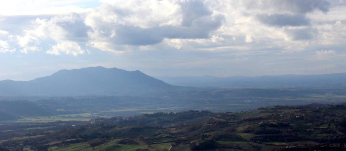 The Sabine Hills near Rome, Italy